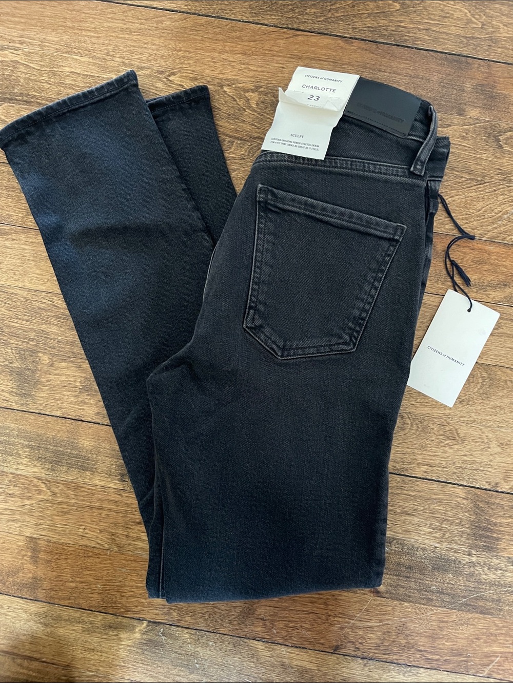 New Citizens Of Humanity Charlotte High-Rise Skinny Jeans in Black